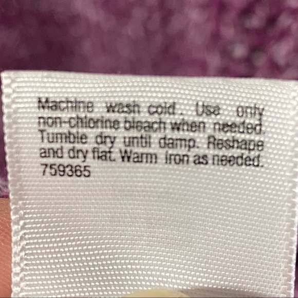 Ana A New Approach Purple Scoop Neck Sweater XL - Picture 8 of 9